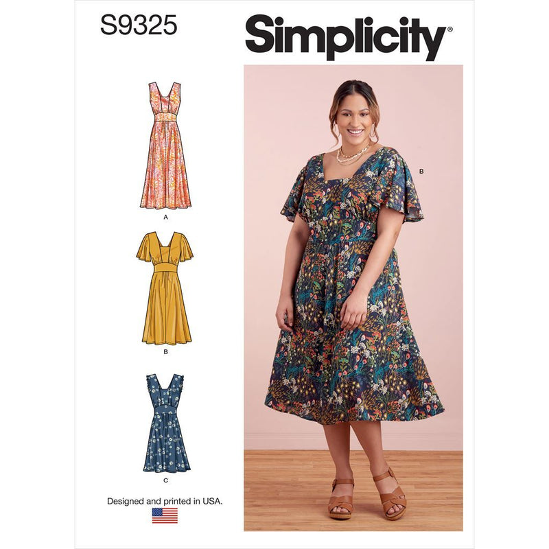 Simplicity Sewing Pattern S9325 Misses' and Women's Dress with Length ...