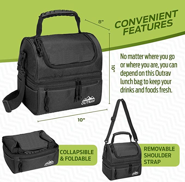 collapsible lunch bag