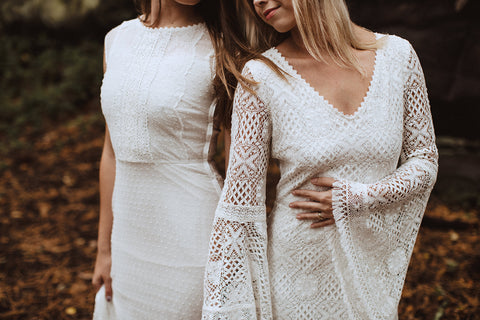 boho lace bridal dresses