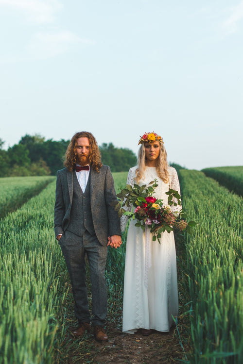 Wes Anderson-Inspired Wedding Photography at Highbury Hall