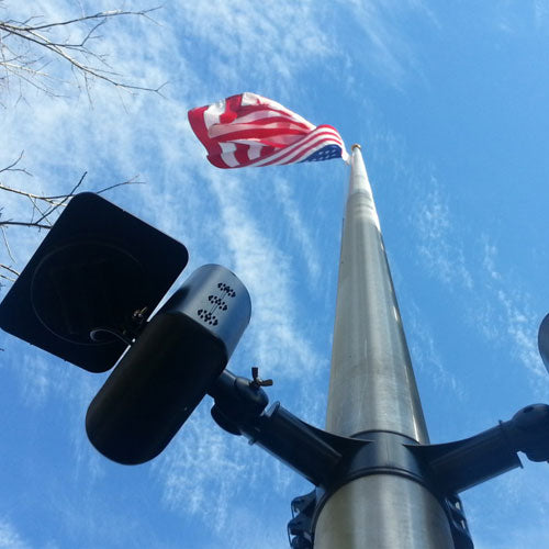 solar powered flag light kit