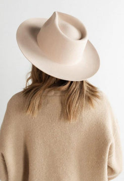 Ivory Vegan Felt Rancher Hat