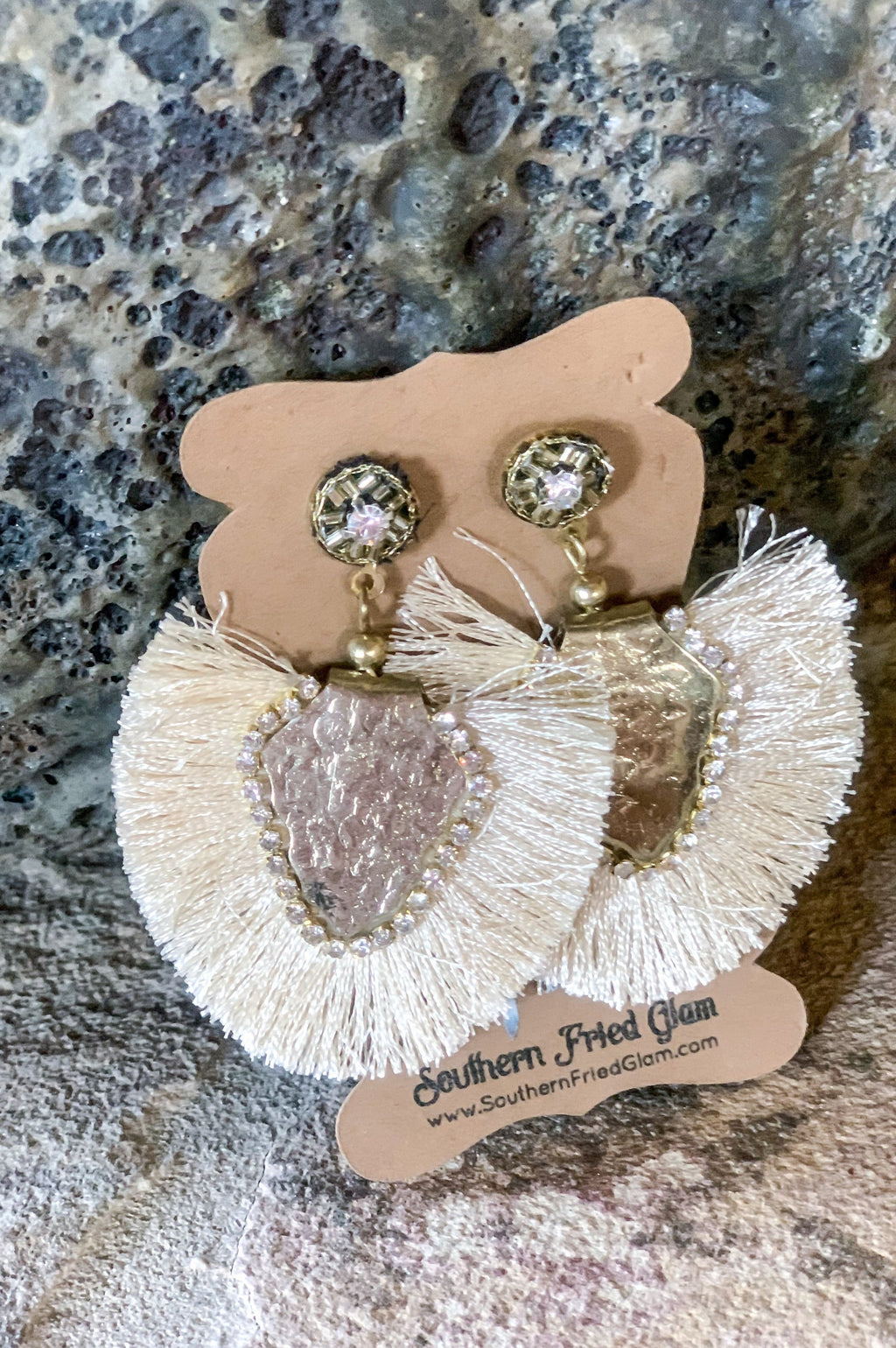 Snake Print Upcycled Lv Earrings – Southern Fried Glam