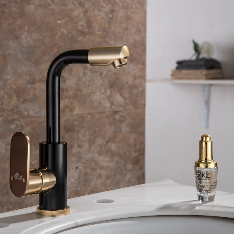 Modern Aluminum Kitchen Sink Faucet Hot And Cold Drinking Water With Adjustable Sprayer Faucet Color Gold Silver Black