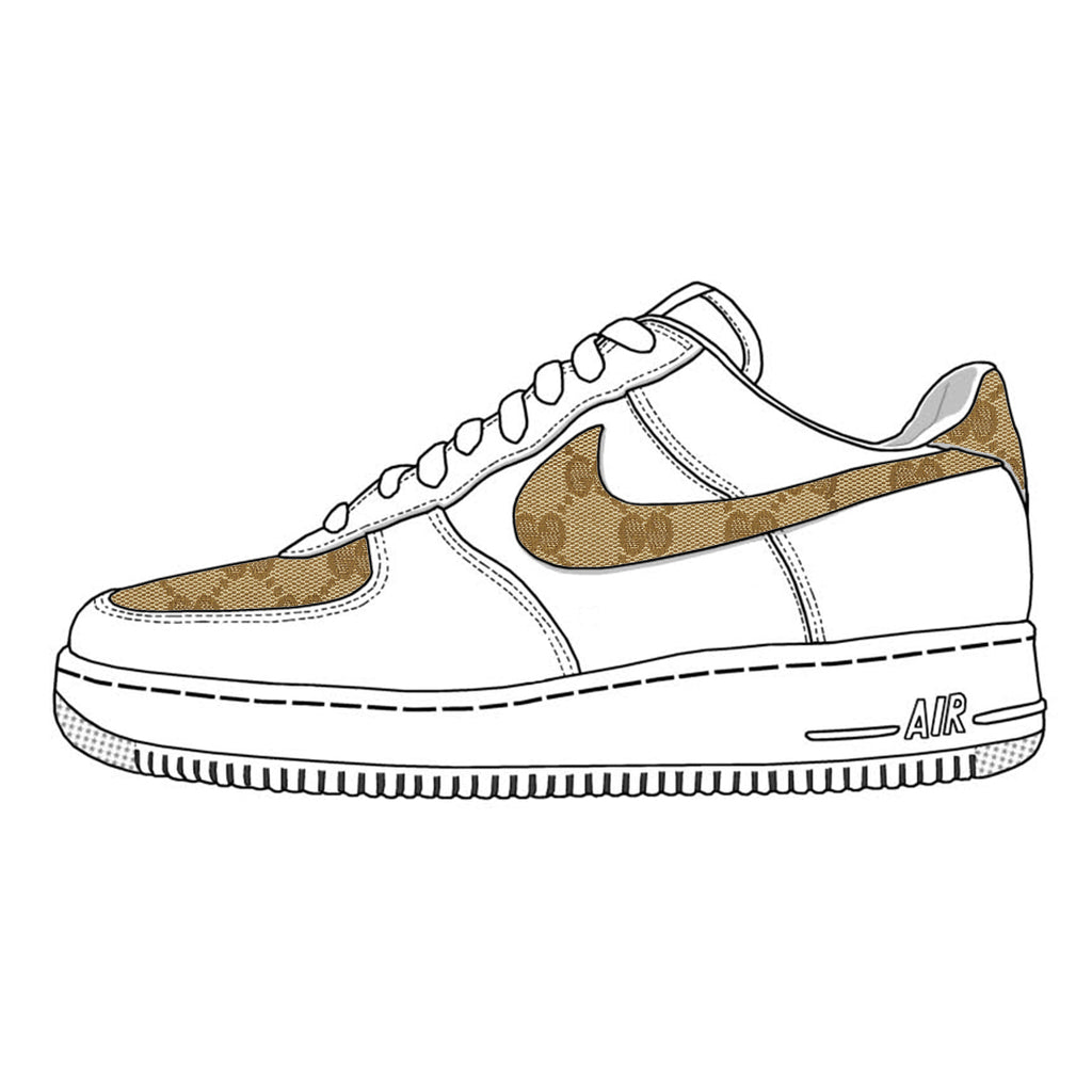 Air Force 1 Drawing / The Nike Air Force 1 And Blazer Mid Sketch Gets A