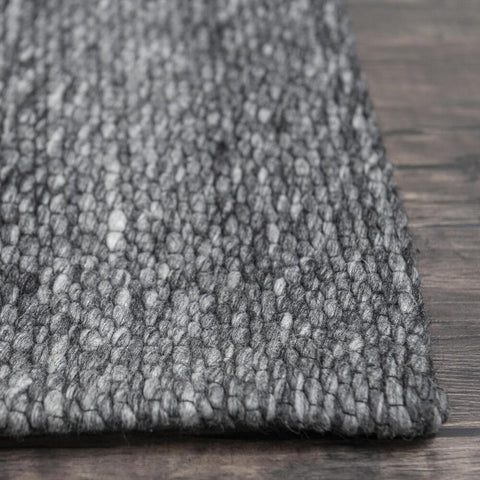 grey wool rug