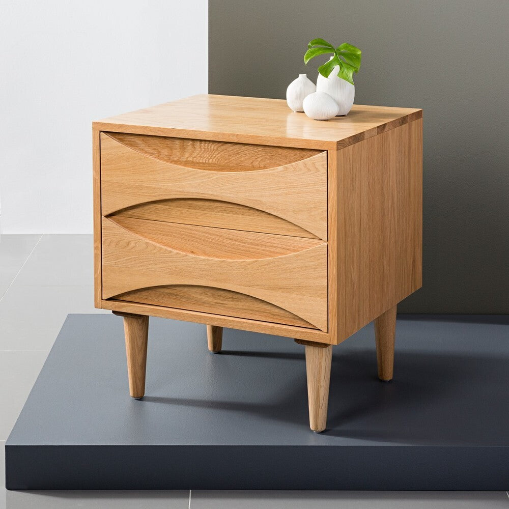 Arne Bedside Table - Solid Oak - IconByDesign product image