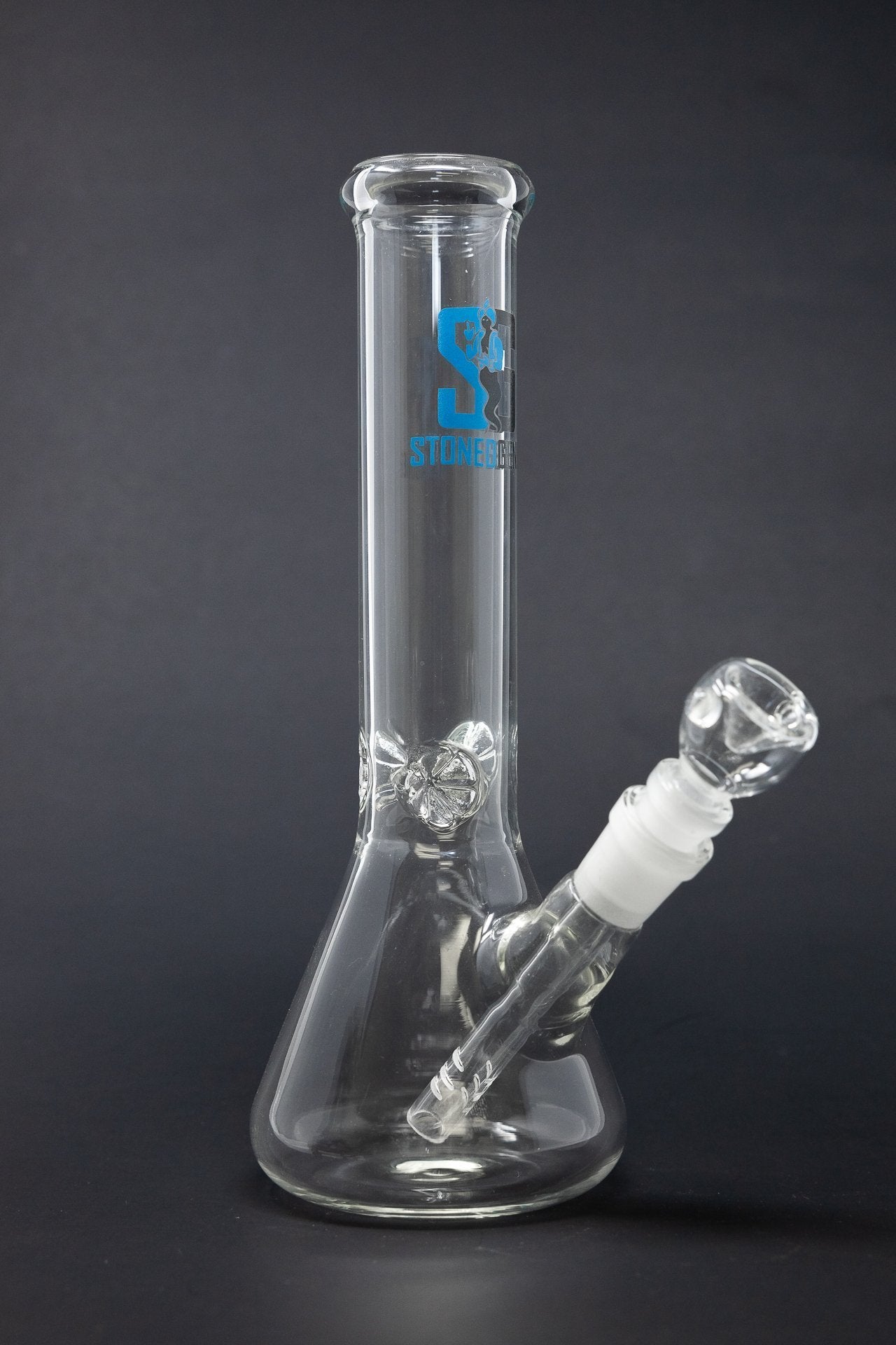 10 Inches Classic Stoned Beaker Base Bong with Ice Catcher –