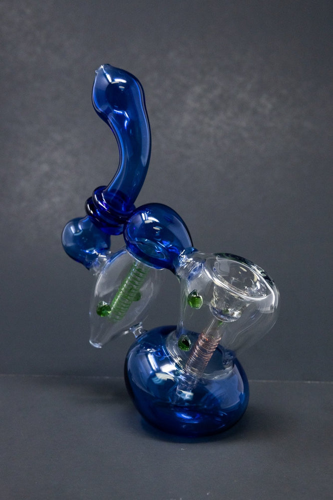 7 Sapphire Dream Glass Bubbler w/ Percolator