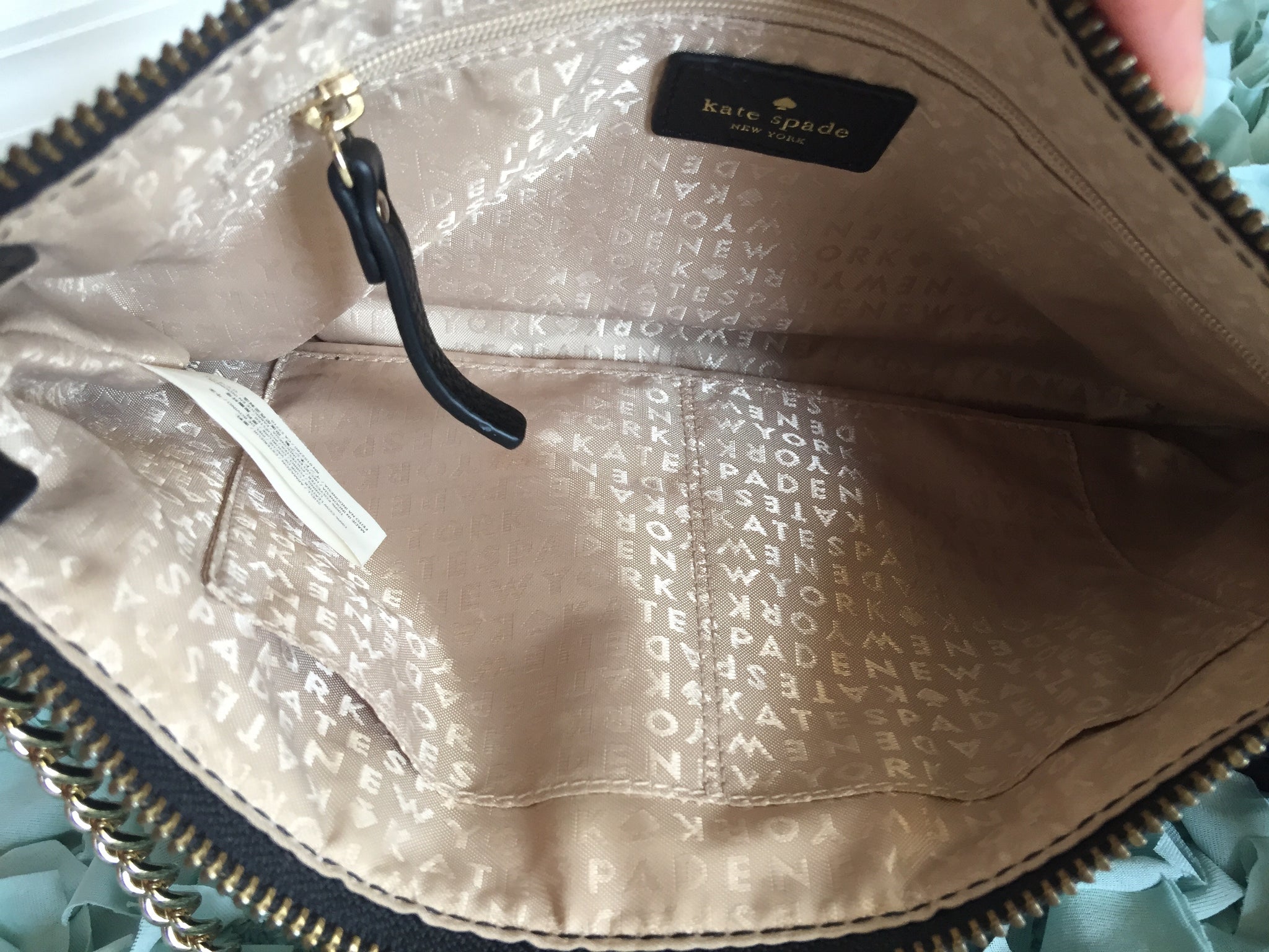 Fashion Women's Bags & Handbags Kate Spade Kate Spade Bag Natural x Black x  Gold Textile Material x  