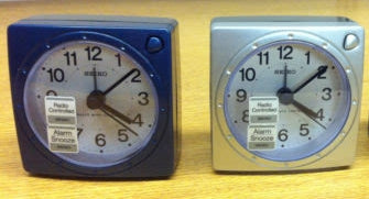 Seiko Alarm Clock Radio Wave Control Choice of colours QHR201S/K/L UK –  Zayannah