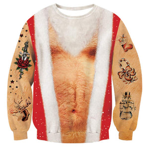 hairy chest sweatshirt