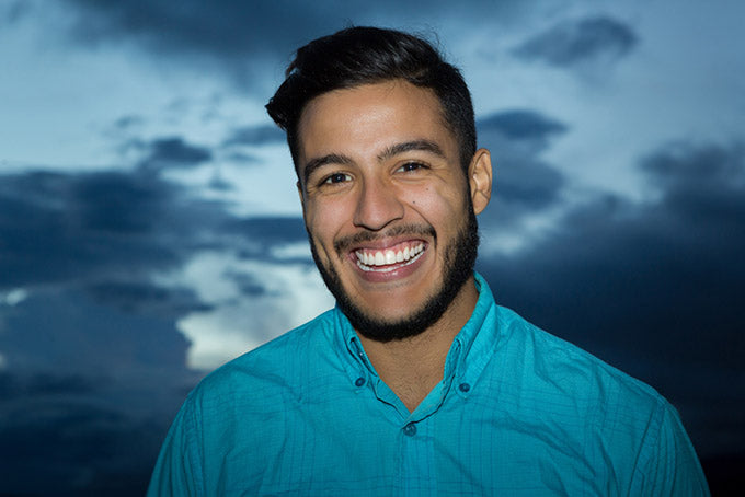 young latin man portrait