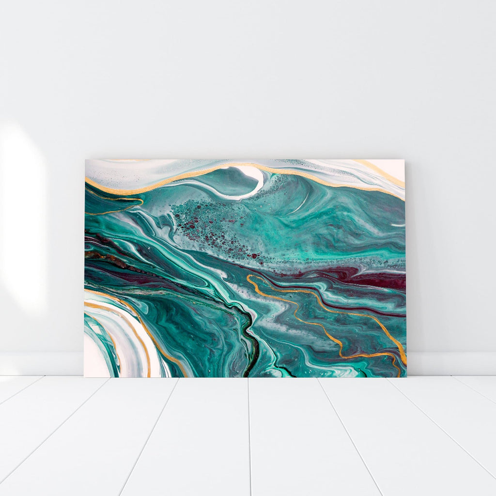 Ink painting print | Large | Liquid Marble Texture | By Motiv-Art