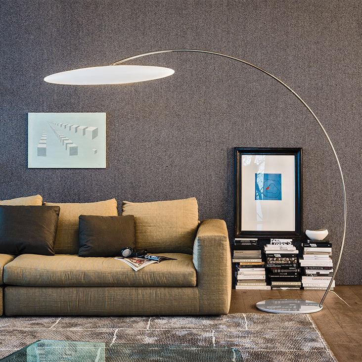 arc floor lamp living room