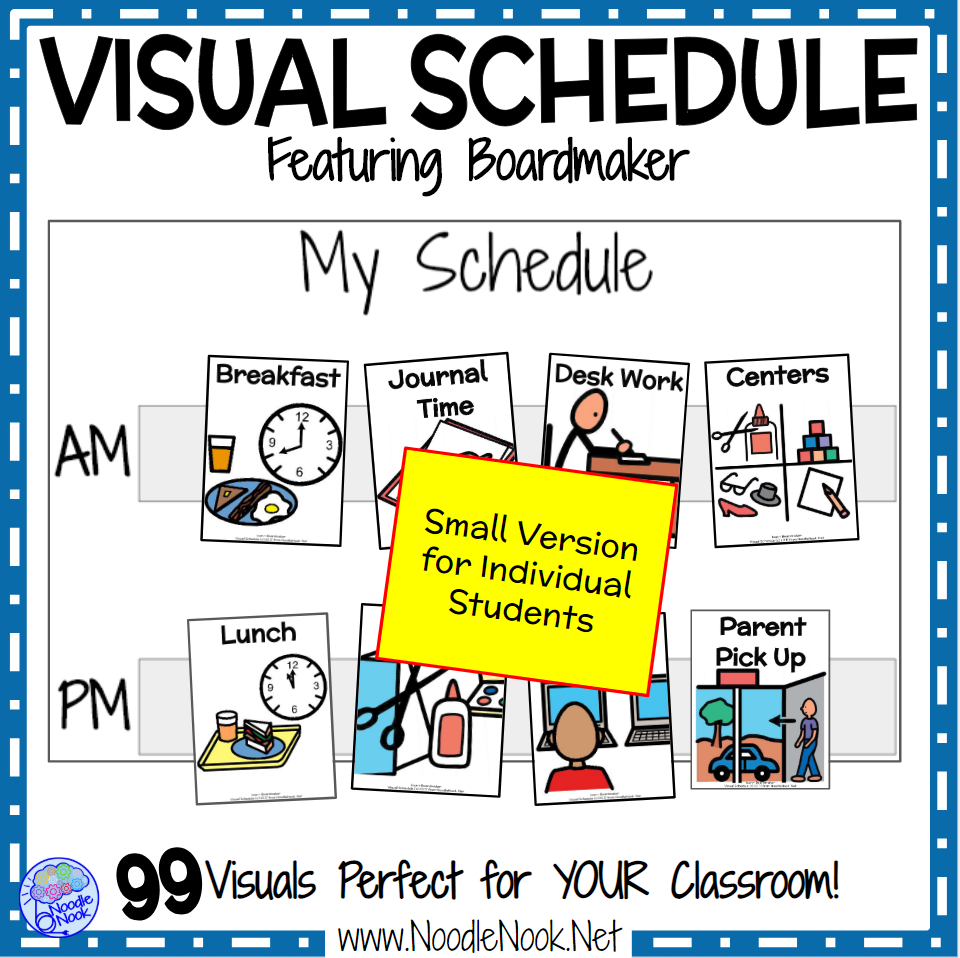 Boardmaker Visual Schedule Template