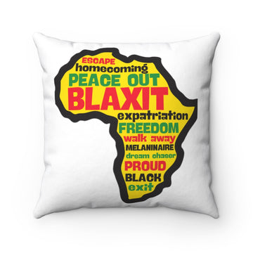 BLAXIT AFRICAN SHAPE - SQUARE PILLOW