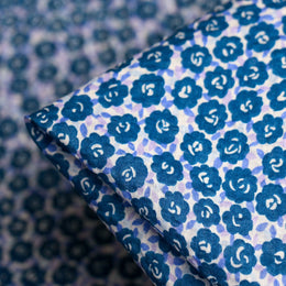 Printed Cotton Fabric - Cotton Linen Print Shirting