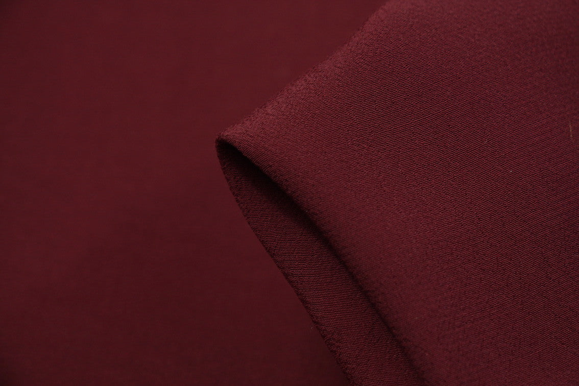 Tango Wine Crepe – Tessuti Fabrics - Online Fabric Store