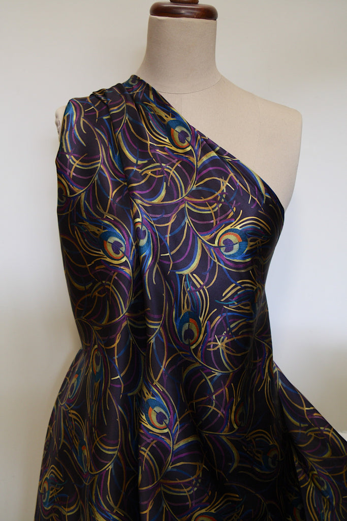 Isadora Ink - Liberty Silk Satin - Sold Out - Tessuti Fabrics - Online ...