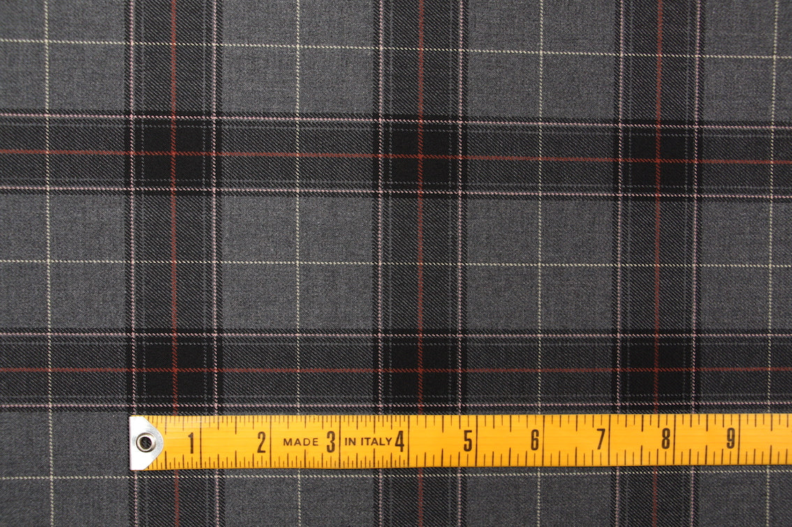 Classic Grey Check – Tessuti Fabrics - Online Fabric Store