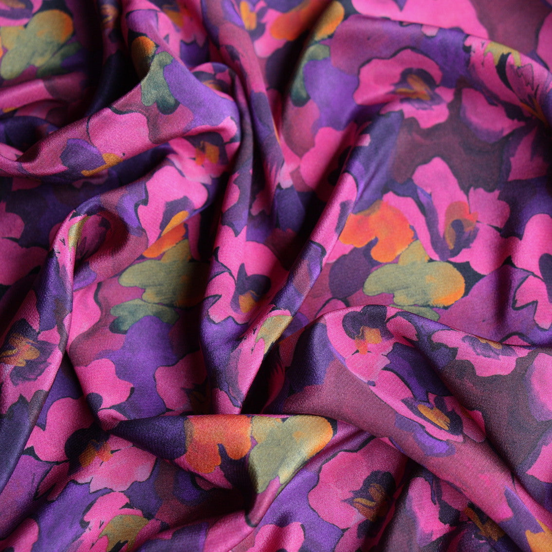 Jemma Rose - Liberty Crepe De Chine Silk – Tessuti Fabrics - Online ...