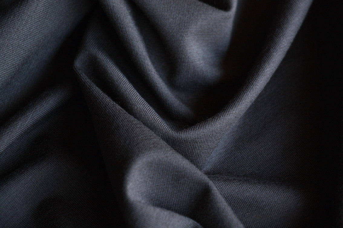 Bamboo Jersey Knit Storm (250gsm) Tessuti Fabrics Online Fabric Store