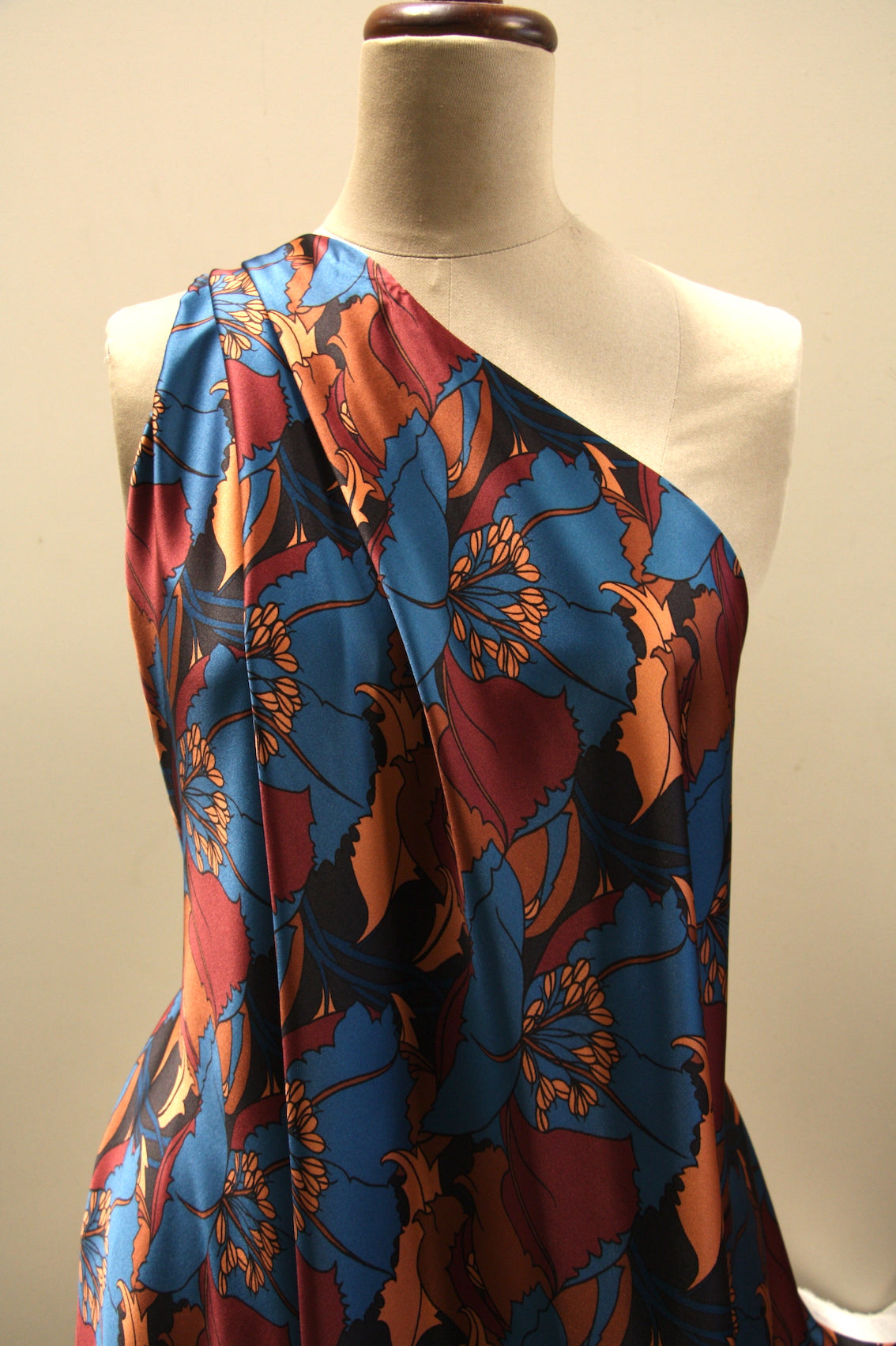 Eustacia Bronze - Liberty Silk Satin – Tessuti Fabrics - Online Fabric ...