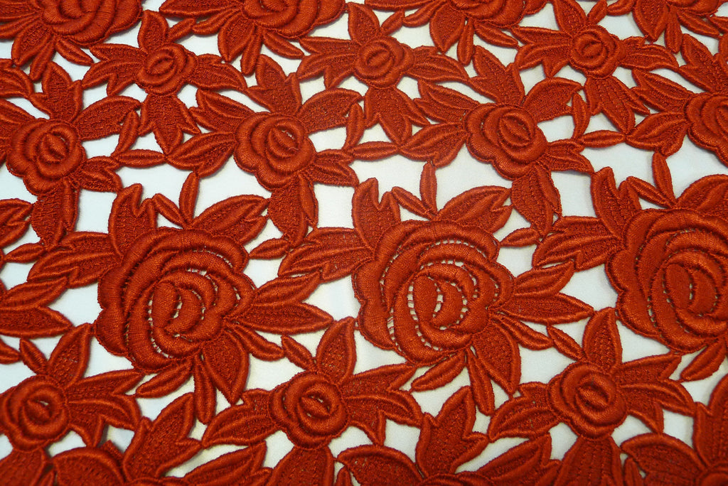 red lace fabric online