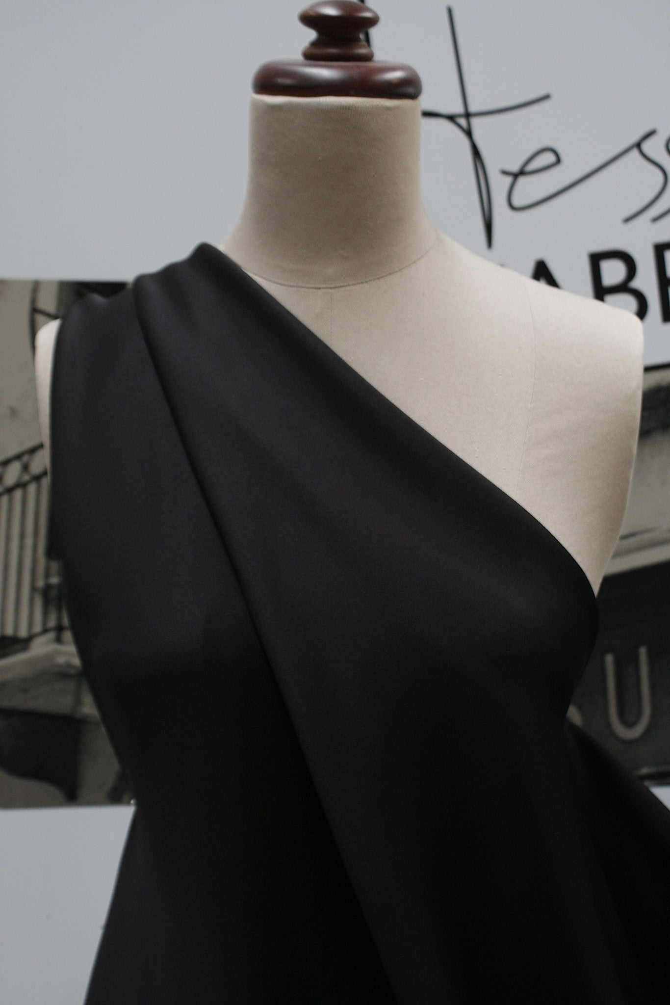 Black Heavy Scuba – Tessuti Fabrics - Online Fabric Store