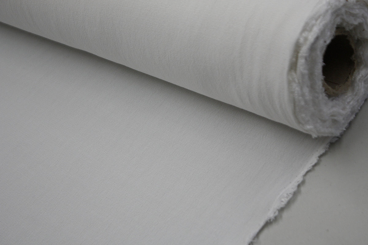 Crepey White – Tessuti Fabrics - Online Fabric Store