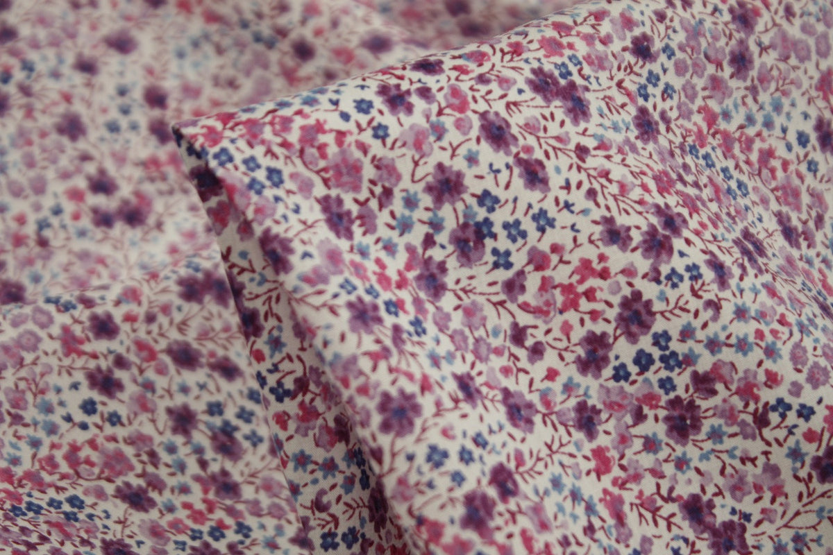 Liberty Of London - Phoebe Purple – Tessuti Fabrics - Online Fabric Store