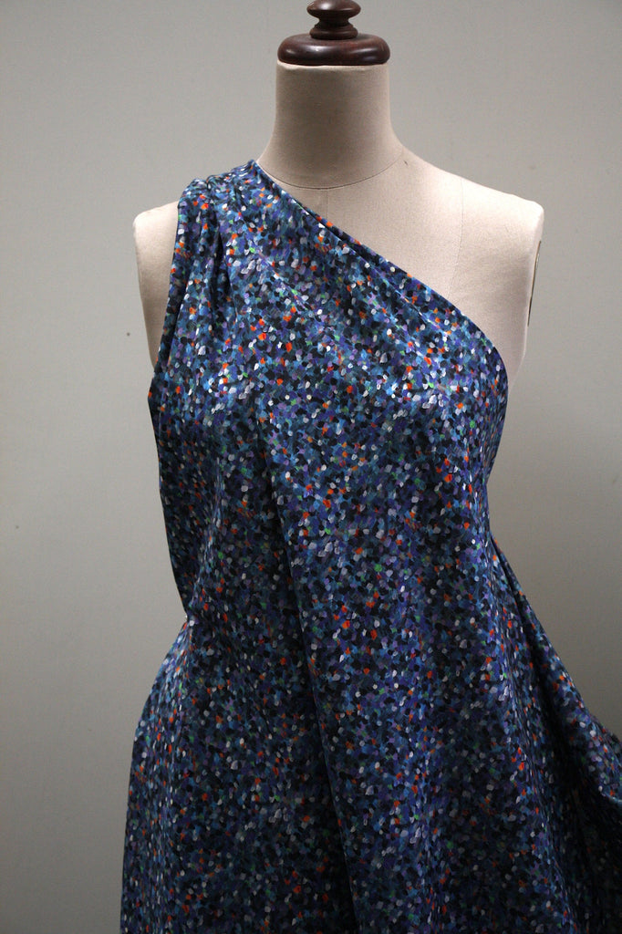 Pointillism Blue - Liberty Of London - Sold Out - Tessuti Fabrics ...