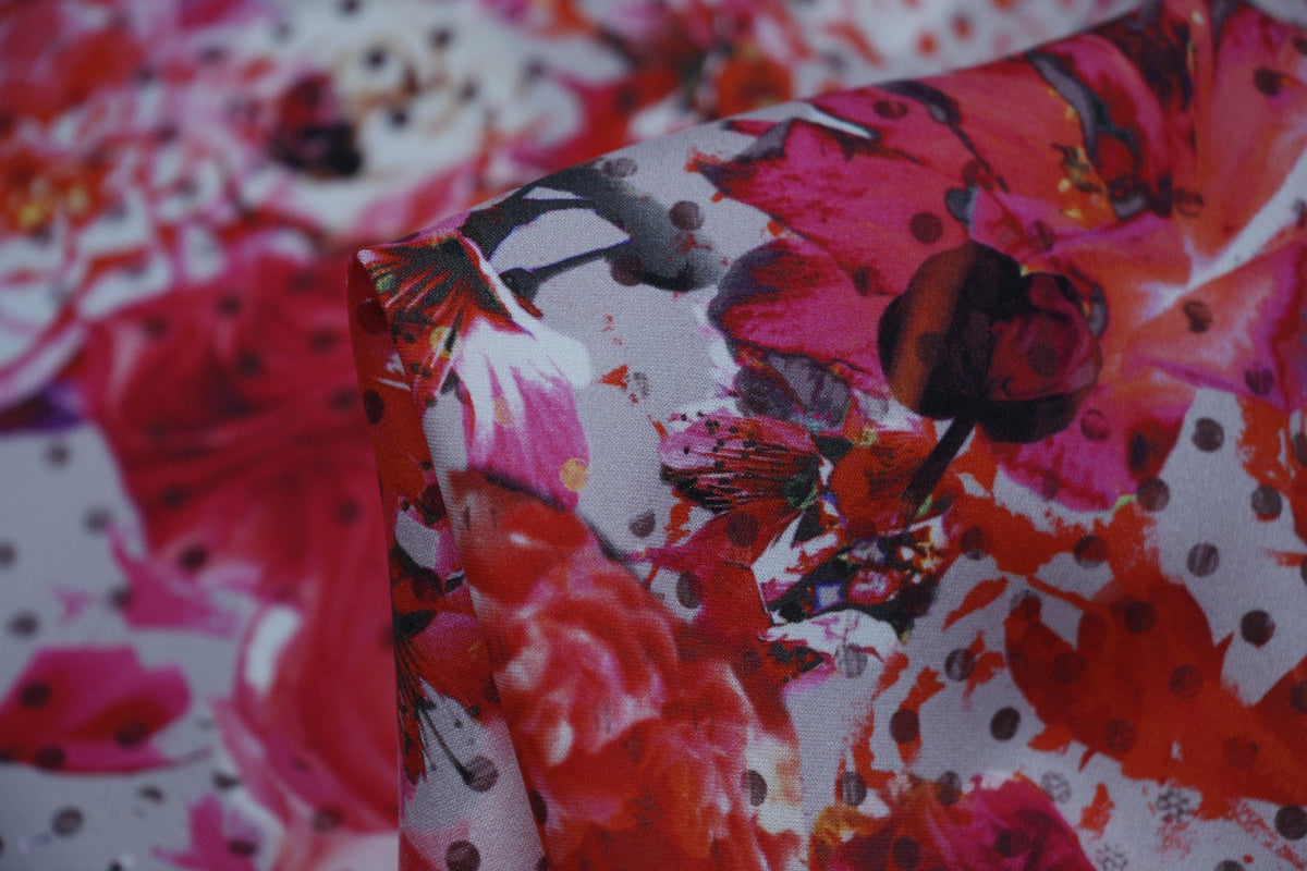 Fiore Macchiato – Tessuti Fabrics - Online Fabric Store