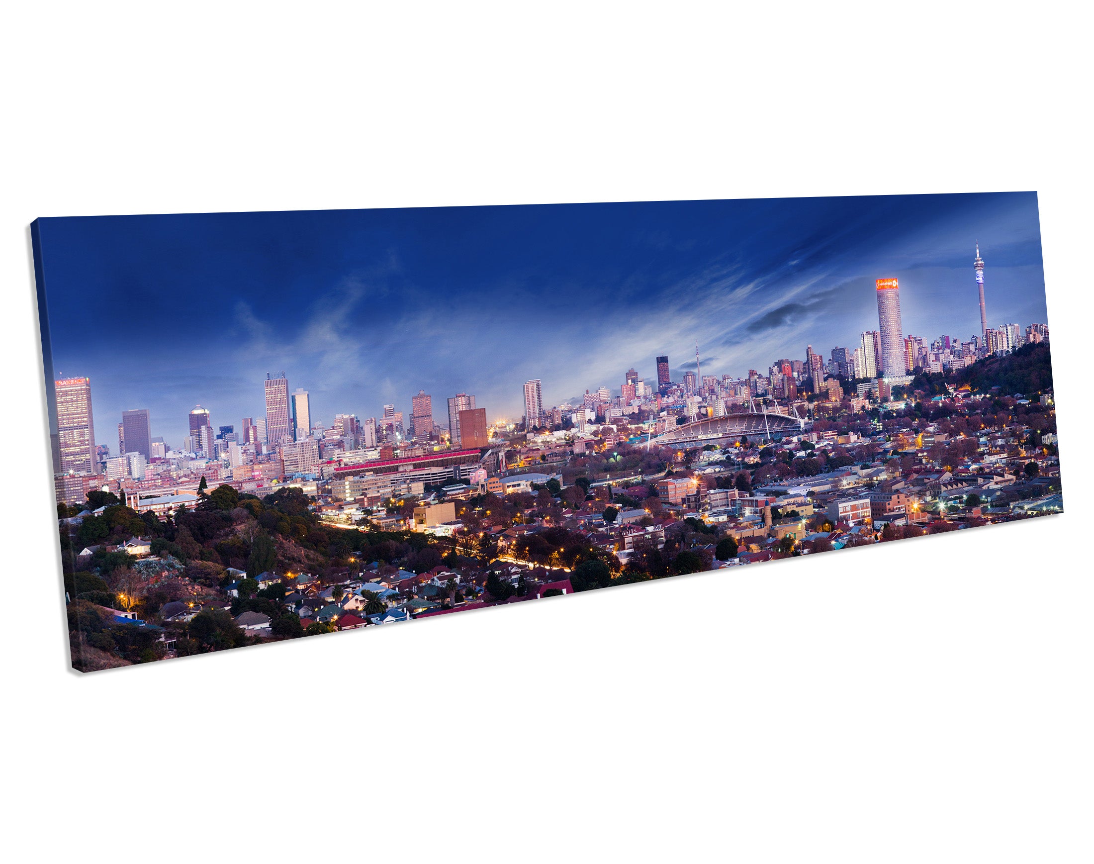 Johannesburg South Africa Cityscape Skyline Canvas Wall Art Box Framed Epic Canvas Ltd