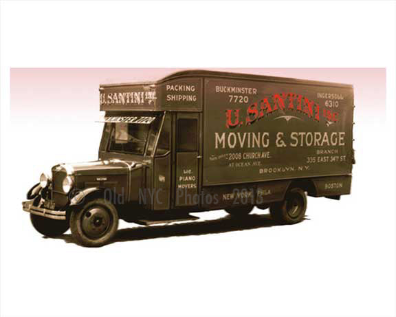 vintage moving van images