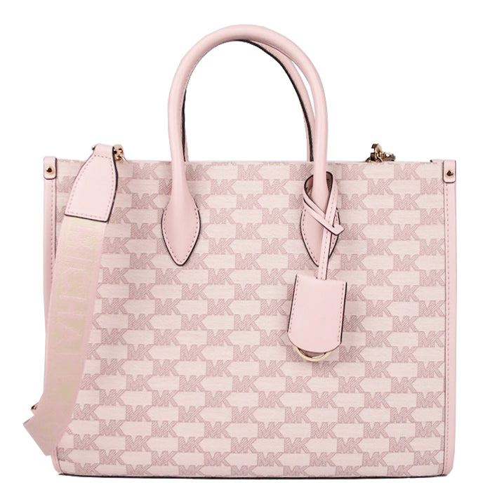 Michael Kors Signature Medium Mirella 35S2G7ZT6J Tote Bag In Powder Bl –  Fashrevo