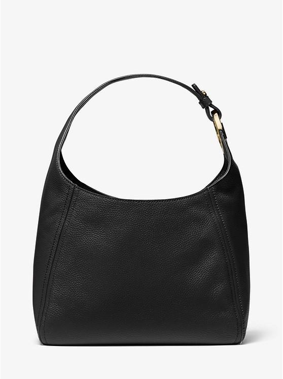 michael kors fulton black shoulder bag