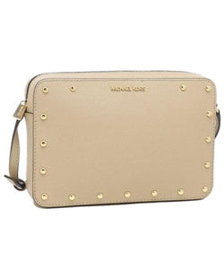 sandrine studded saffiano leather crossbody bag