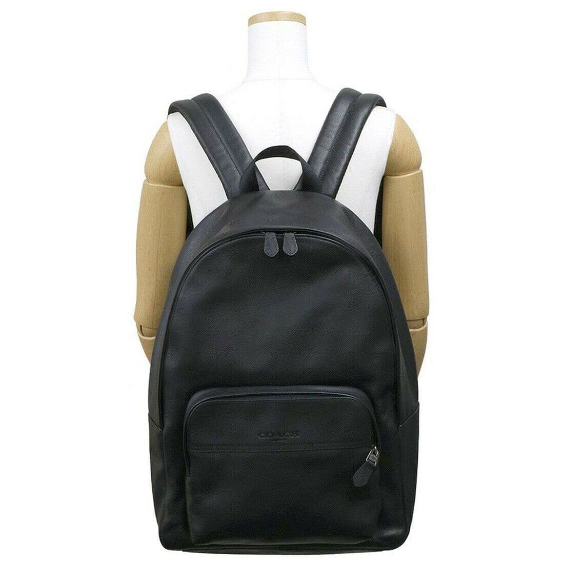 coach houston backpack black