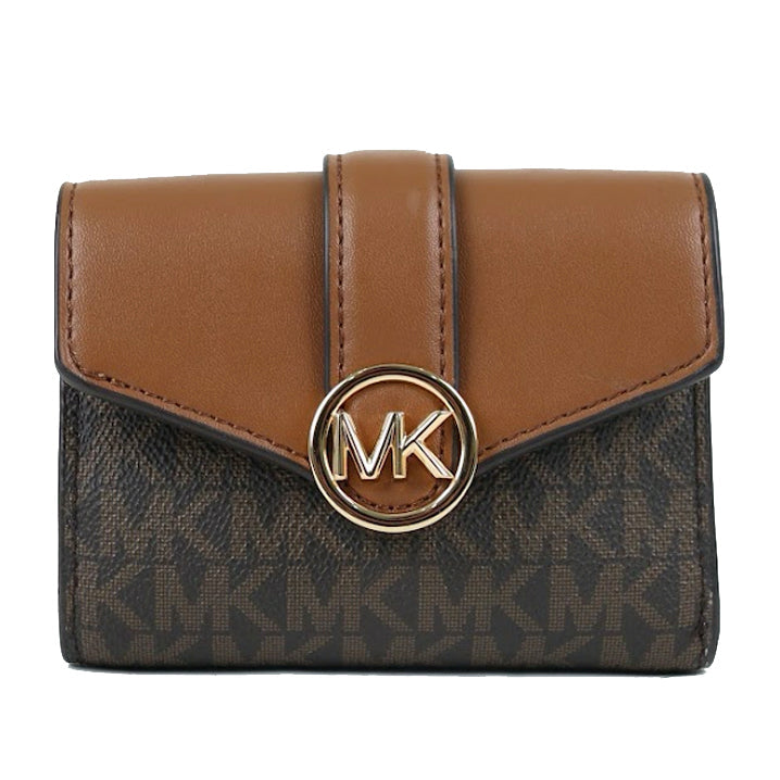 Michael Kors MK Carmen Flap wallet - Brown 