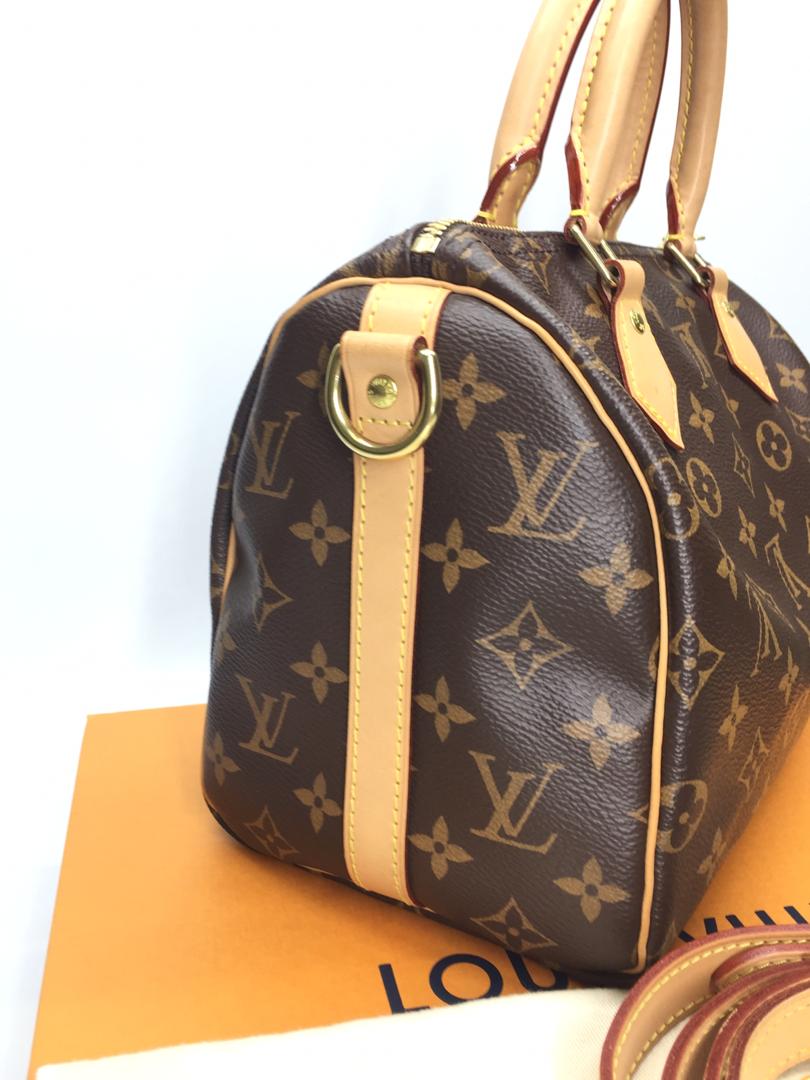 Louis Vuitton Neige Monogram Empreinte Speedy Bandouliere 30 Bag - Yoogi's  Closet