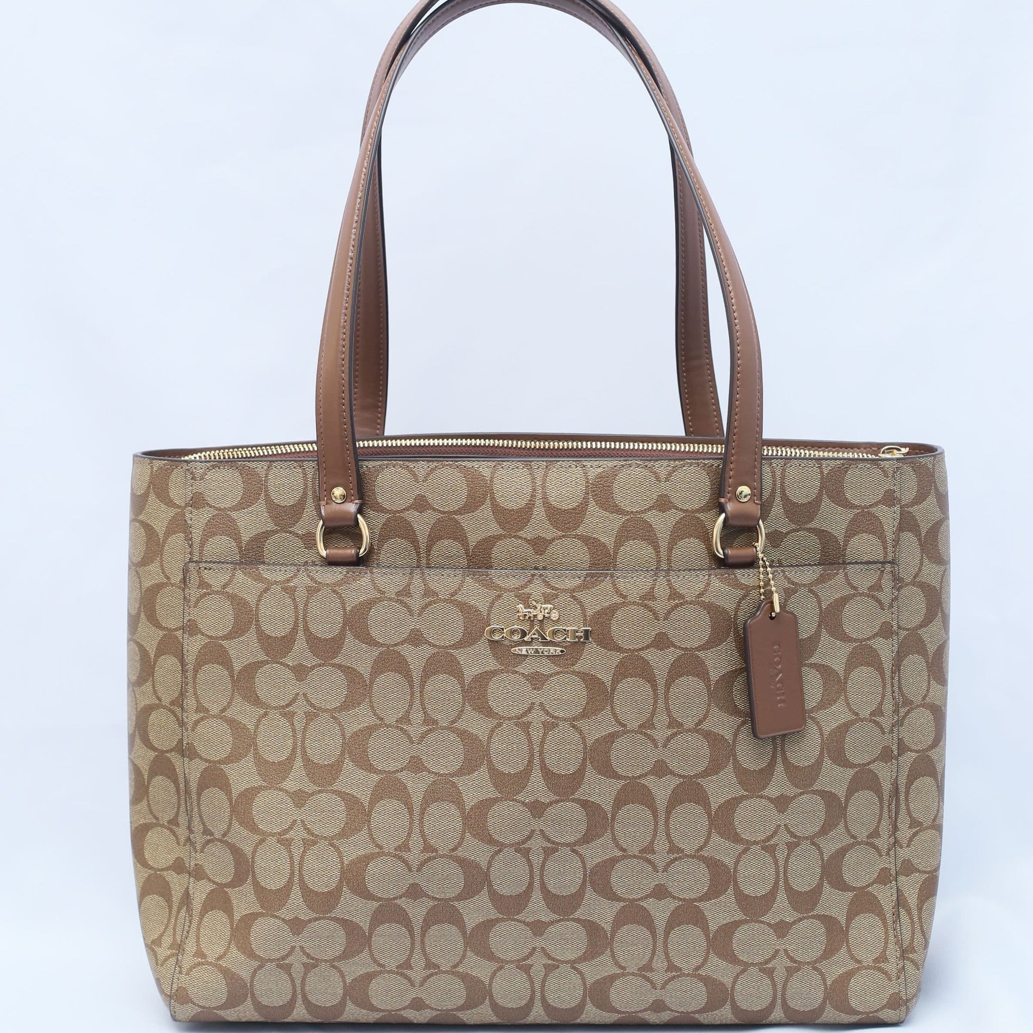 addison tote in signature canvas