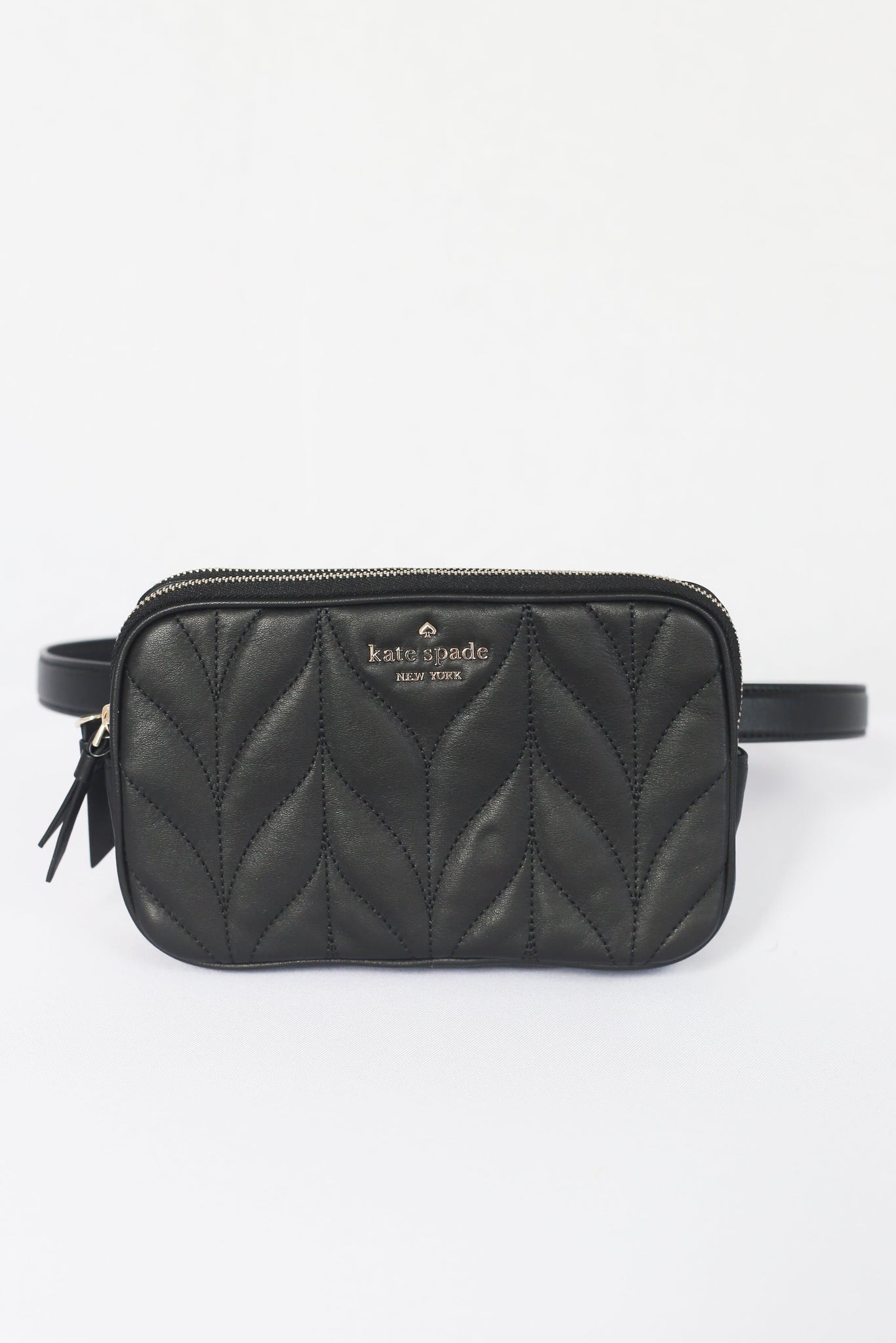 kate spade briar lane quilted double zip belt bag