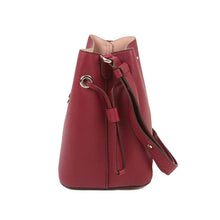 Load image into Gallery viewer, Kate Spade Small Marti WKRU7063 Pebble Leather Bucket Crossbody Bag In Blackberry Preserve