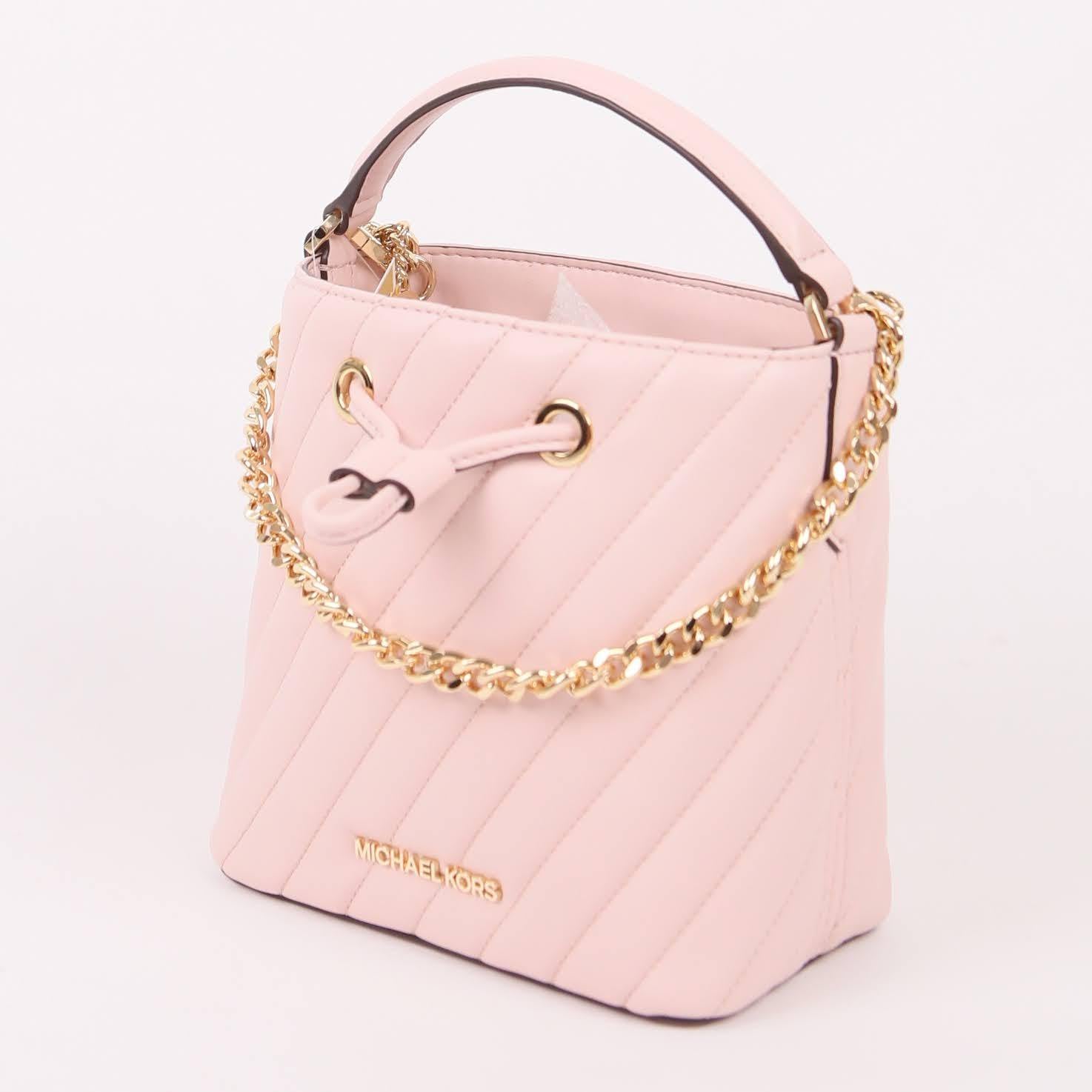 michael kors pink chain bolsa