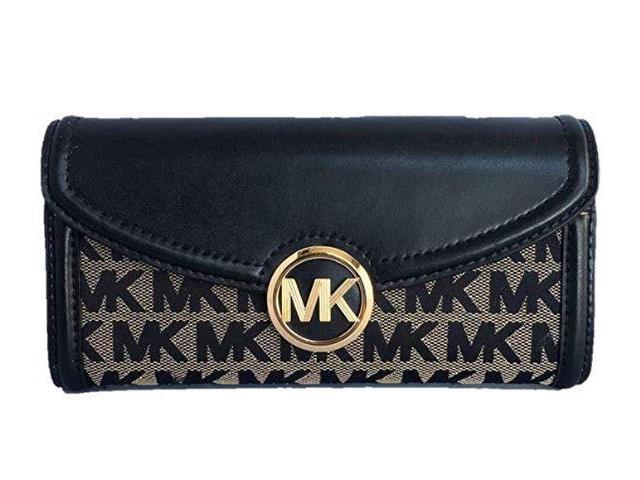 michael kors fulton wallet black