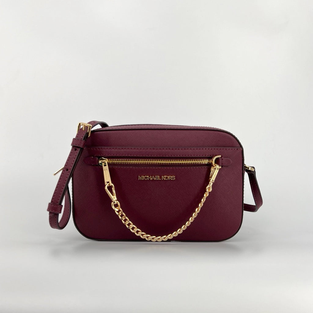 Michael Kors Jet Set Item Large Ew Zip Chain Crossbody 35S1GTTC7L In M –  Fashrevo