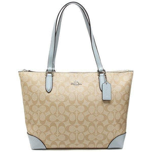 coach sig zip tote f29208