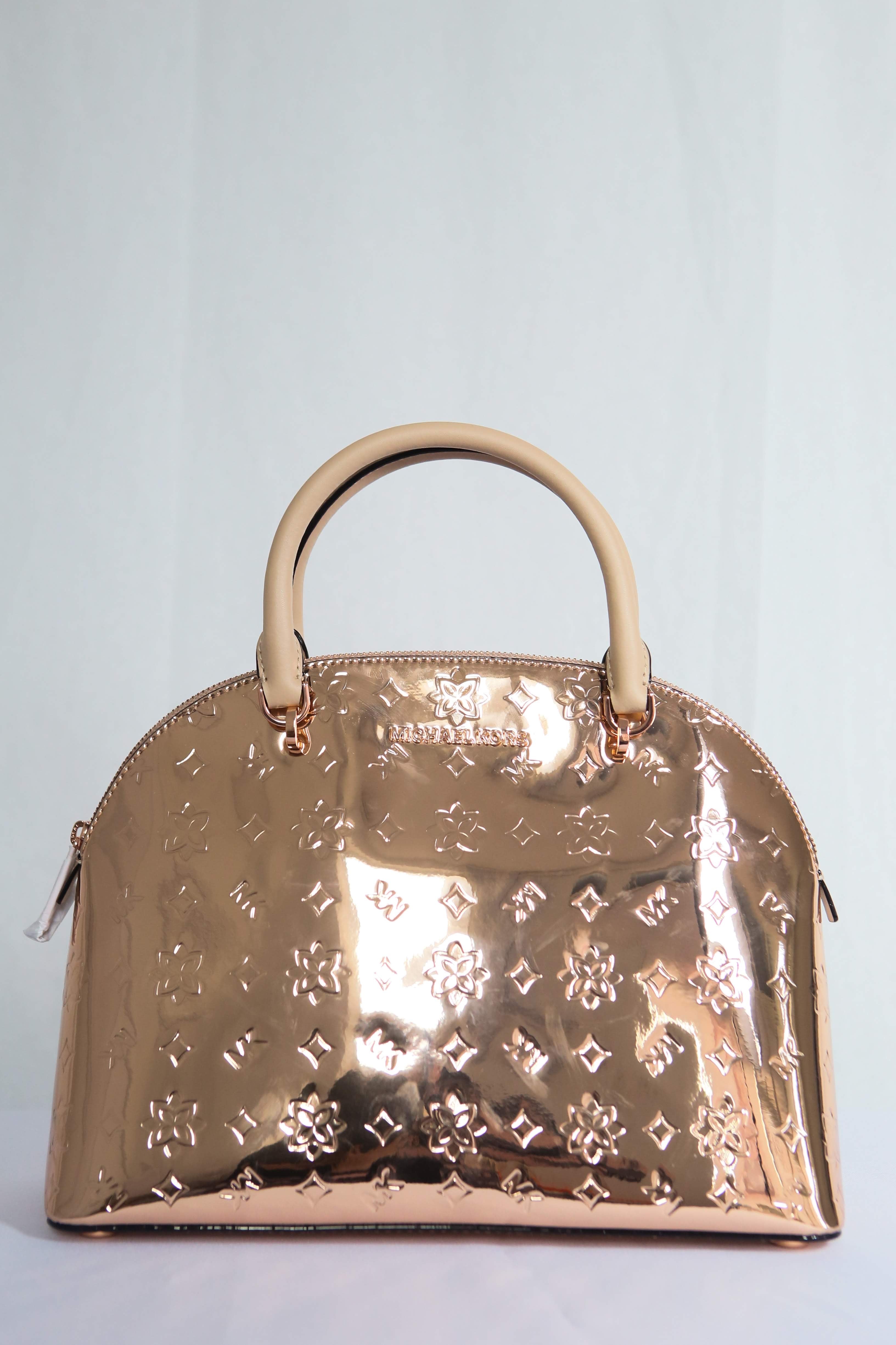 michael kors large dome satchel